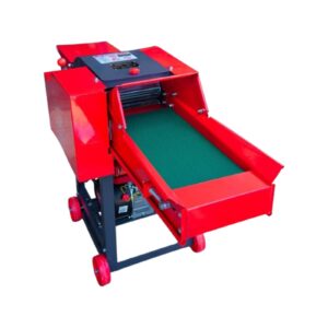 High speed chaff cutter with conveyer belt for cutting fodder