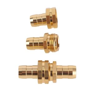 8.5mm brass hose pipe connectors for water and air hose fittings