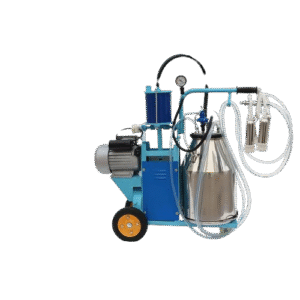 Single barrel electric milking machine for cows and goats – stainless steel portable milker